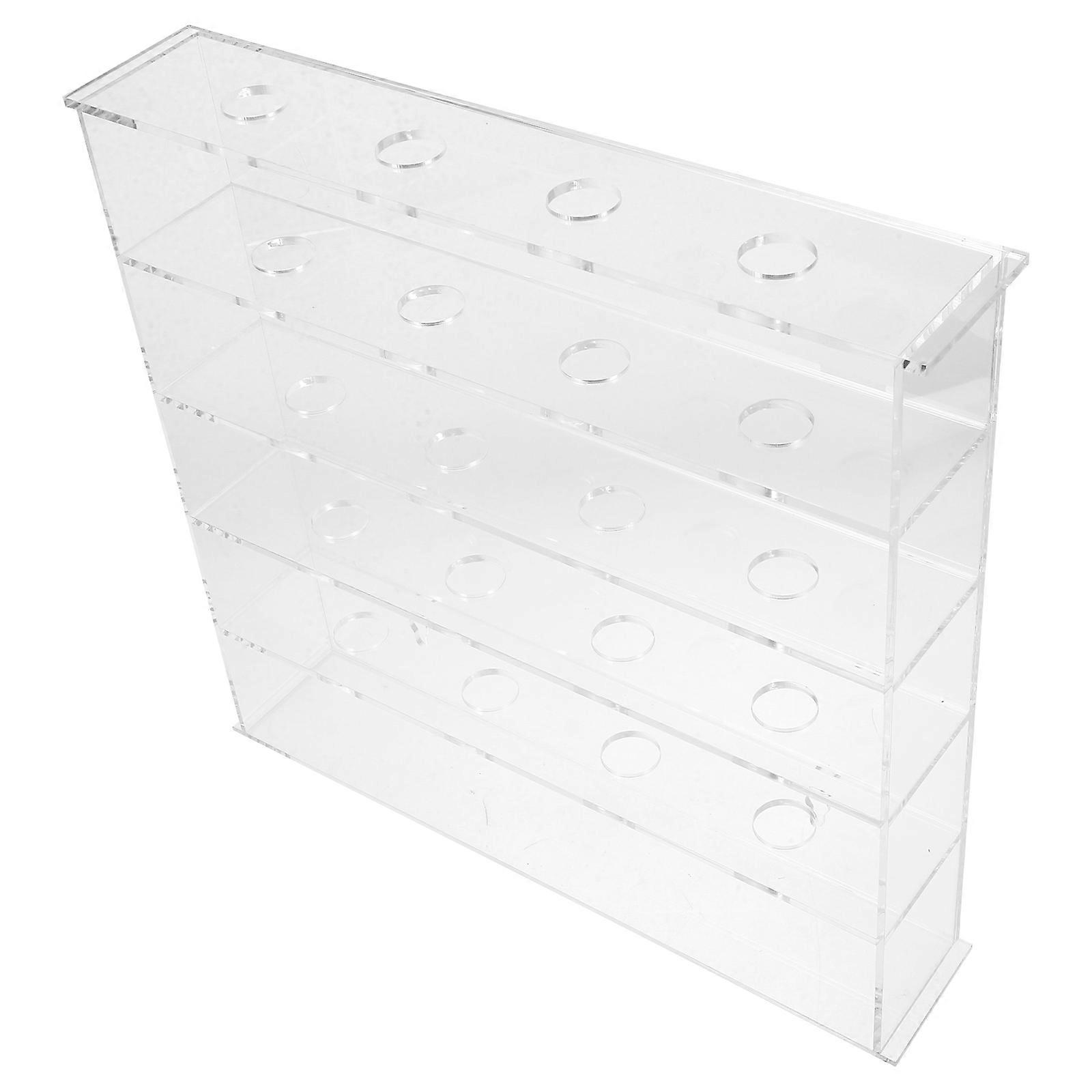 Transparent Acrylic Golf Ball Holder Display Rack for Storage 2Pcs Wall-Mounted