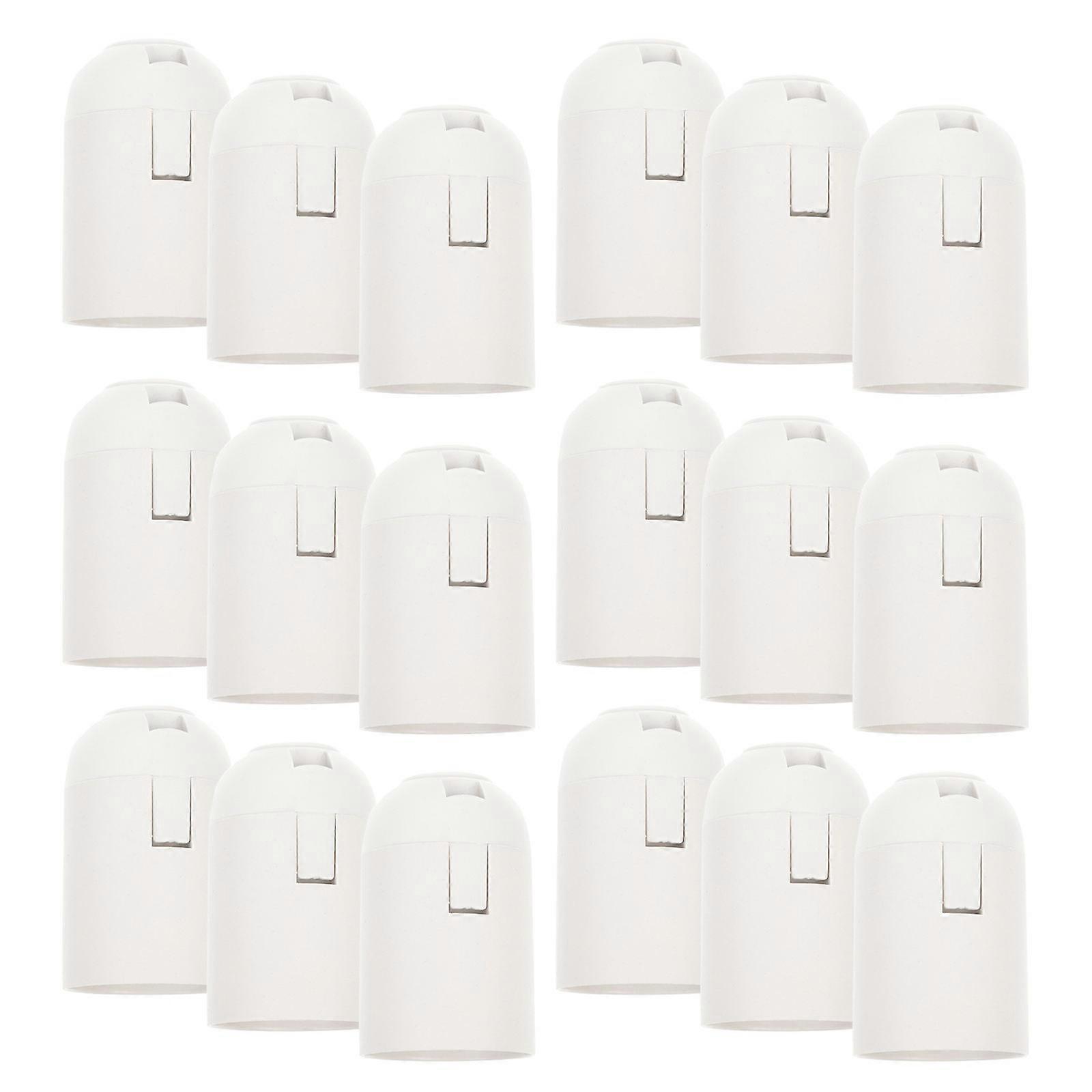 LED Lamp Base E27 Light Bulb Socket Holder for Indoor Lighting 20Pcs