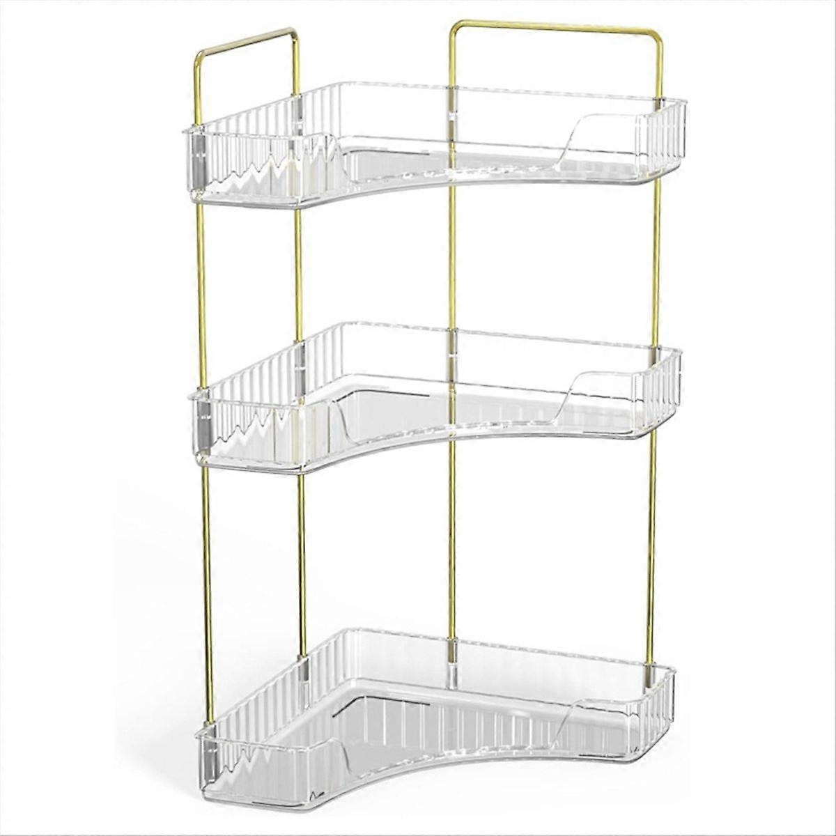 Cosmetic Storage Rack Dressing Table Tray 3 layers