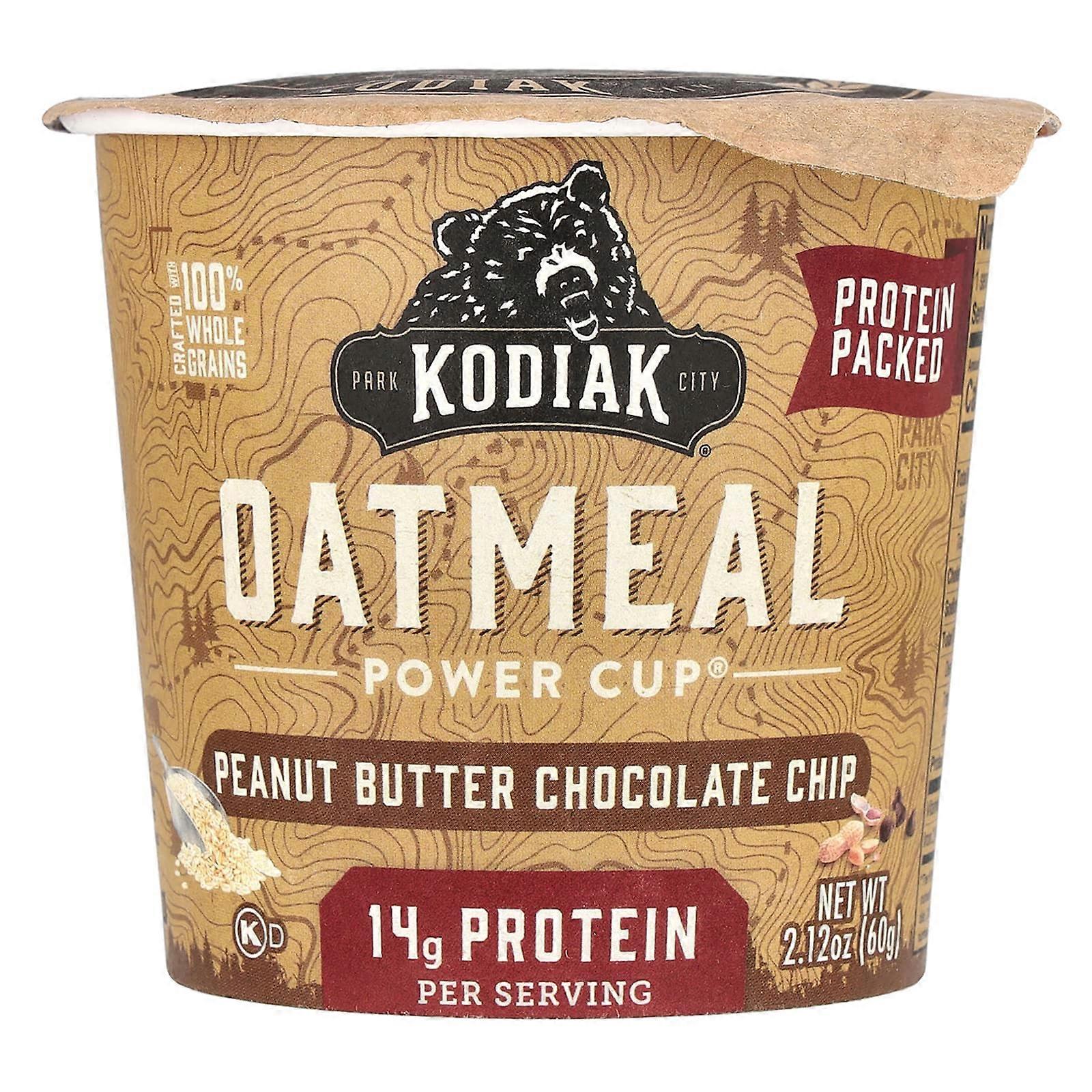 Oatmeal Power CupÃÂÃÂÃÂÃÂ¬ÃÂÃÂÃÂÃÂ, Peanut Butter Chocolate Chip , 2.12 oz (60 g)