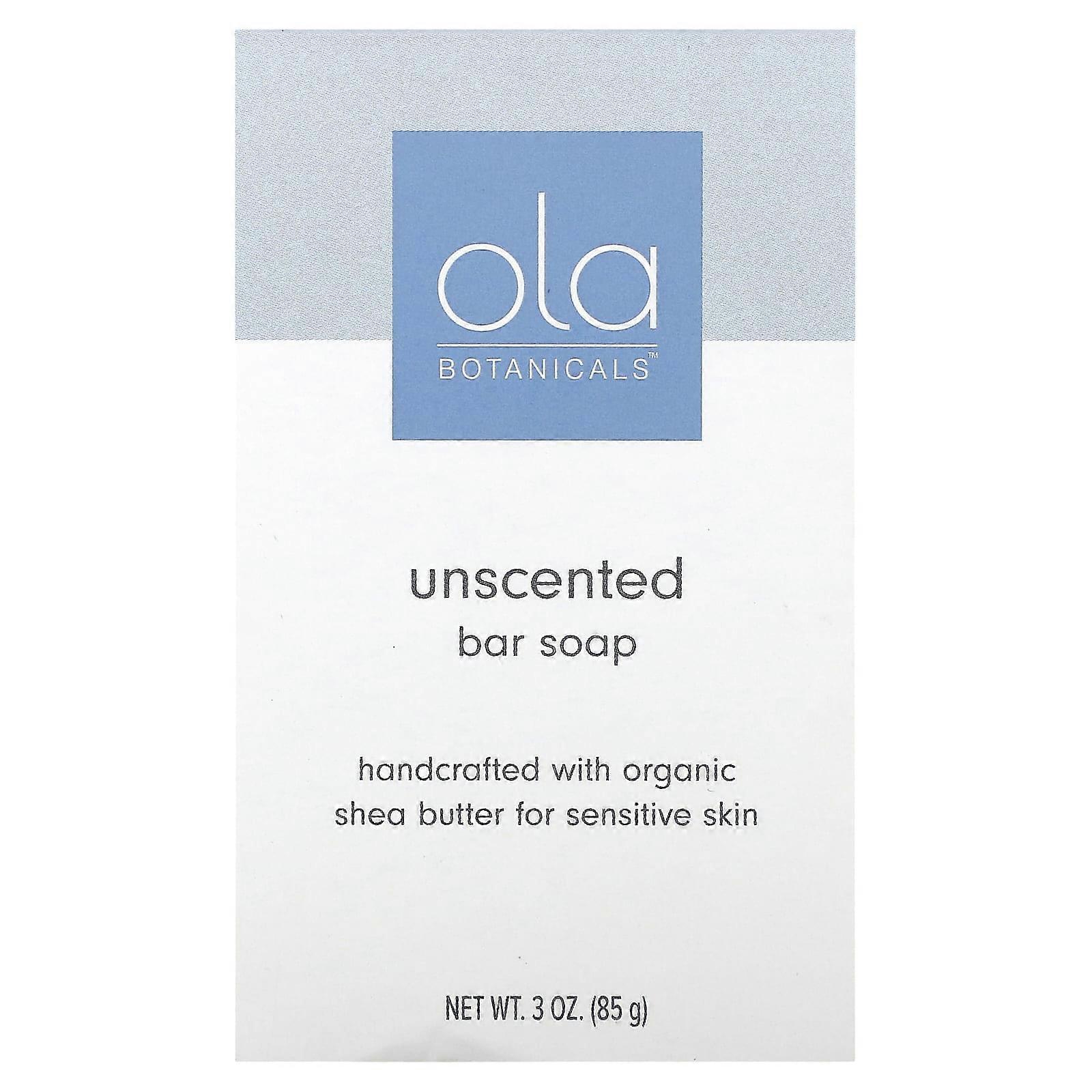 Ola Botanicals, Bar Soap, Unscented, 3 oz (85 g)