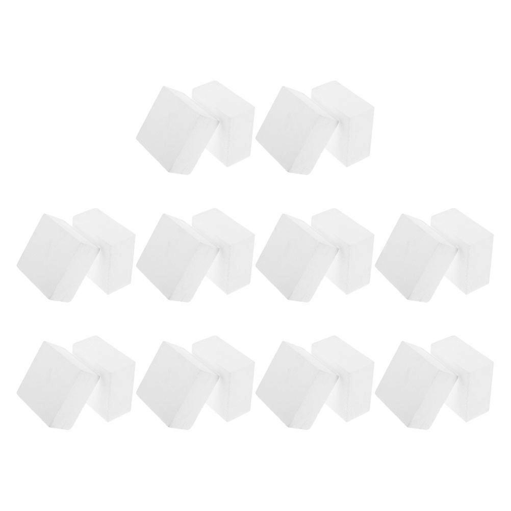 White Foam Cake Dummy 20Pcs for DIY Cake Decoration Practice