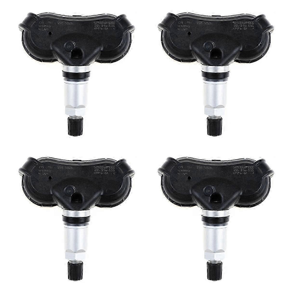 4 PCS TPMS Tire Pressure Sensors for Mohave I40 IX35 529333M000 52933-3M000 25-26