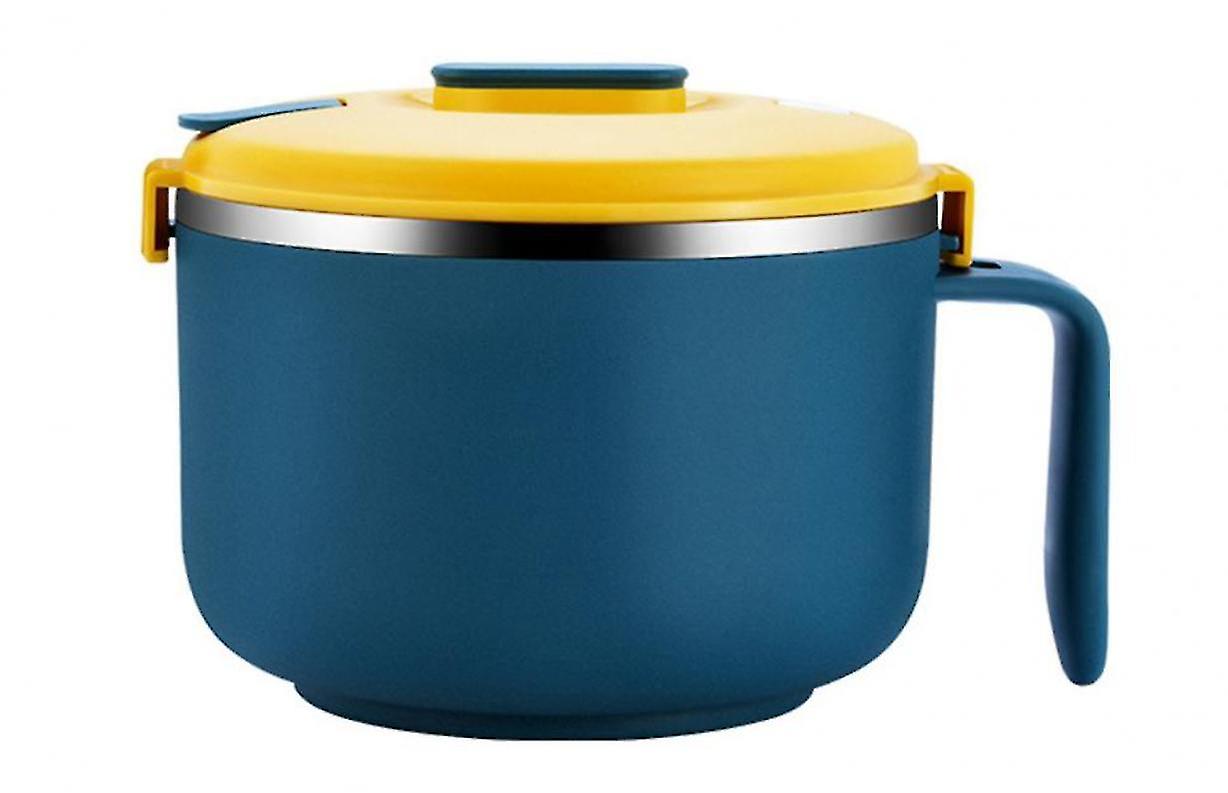 ボウルホットジャパニーズスタイルシールランチボックス家庭用304ステンレス鋼インスタントヌードルボウル蓋付き