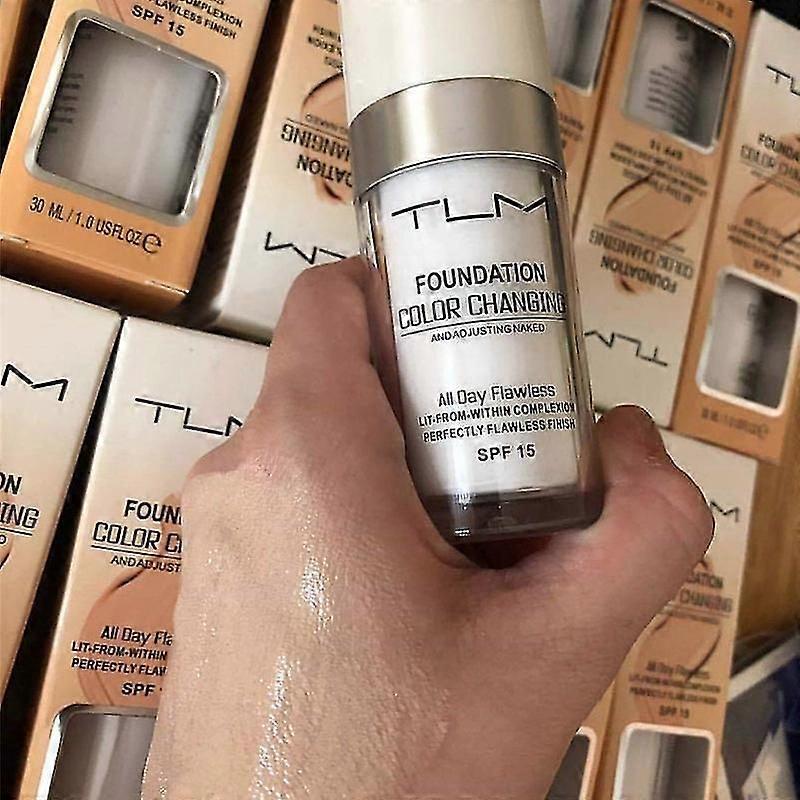 30ml Tlm Color Changing Foundation Make Up Concealer Sunblock Spf 15