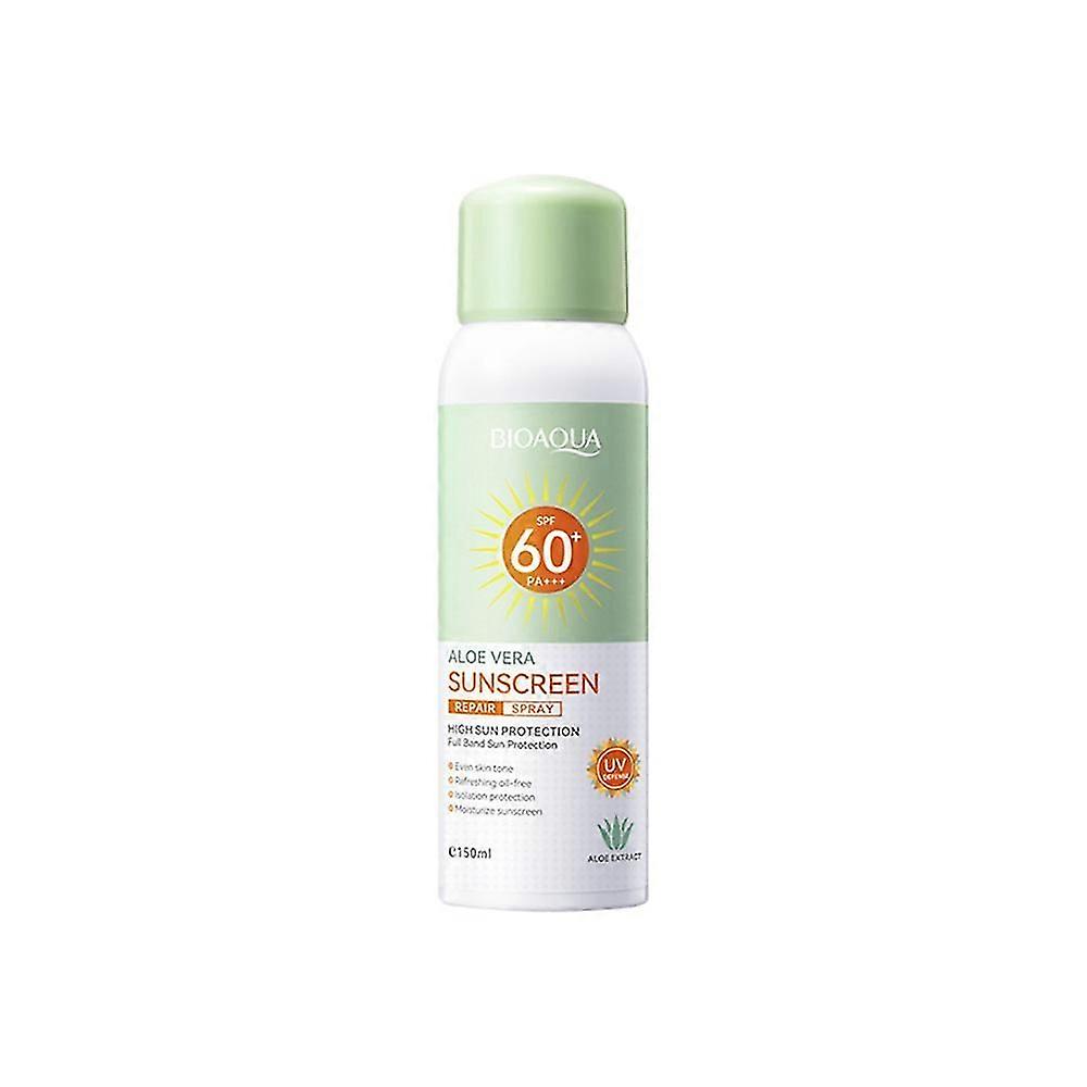 BIOAOUA Aloe Sunscreen Repair Spray Sunscreen Isolation Refreshing Sunscreen