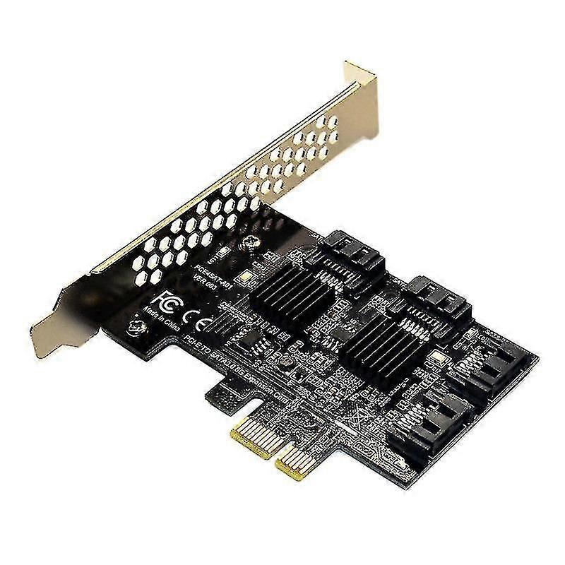 6G Sata 3.0 4 Port Sata Iii Expansion Controller Card Adapter