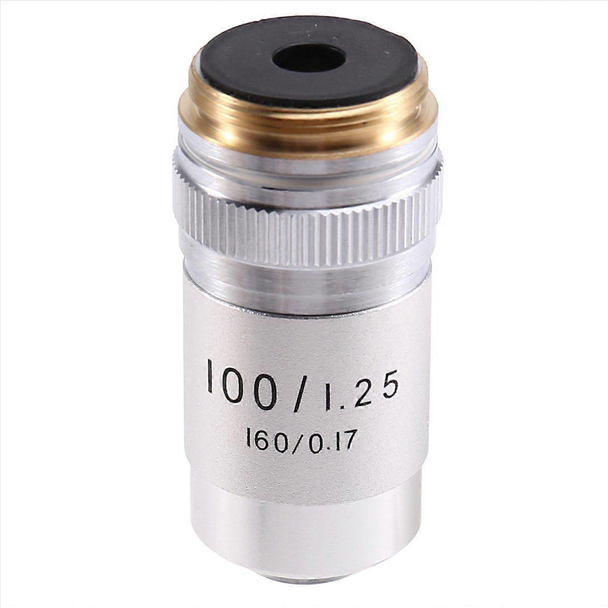 195 Achromatic Objectives Lens Optical 100x 195MM Conjugate Distance Biological Microscope Objectiv