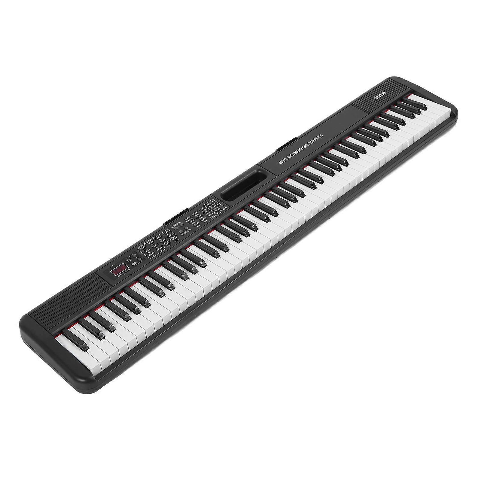 Piano Keyboard 88key 900 Timbres 700 Rhythms 110 Demo Songs Portable Electric Keyboard Kit Gift US Plug 
