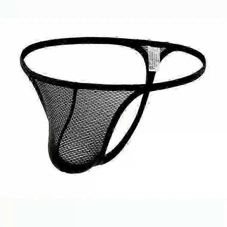 Men Underwear Gay Erotic T-Back G-String Male U Convex Pouch Panties Ultra-Thin Elastic Breathable Quick Drying Underpants