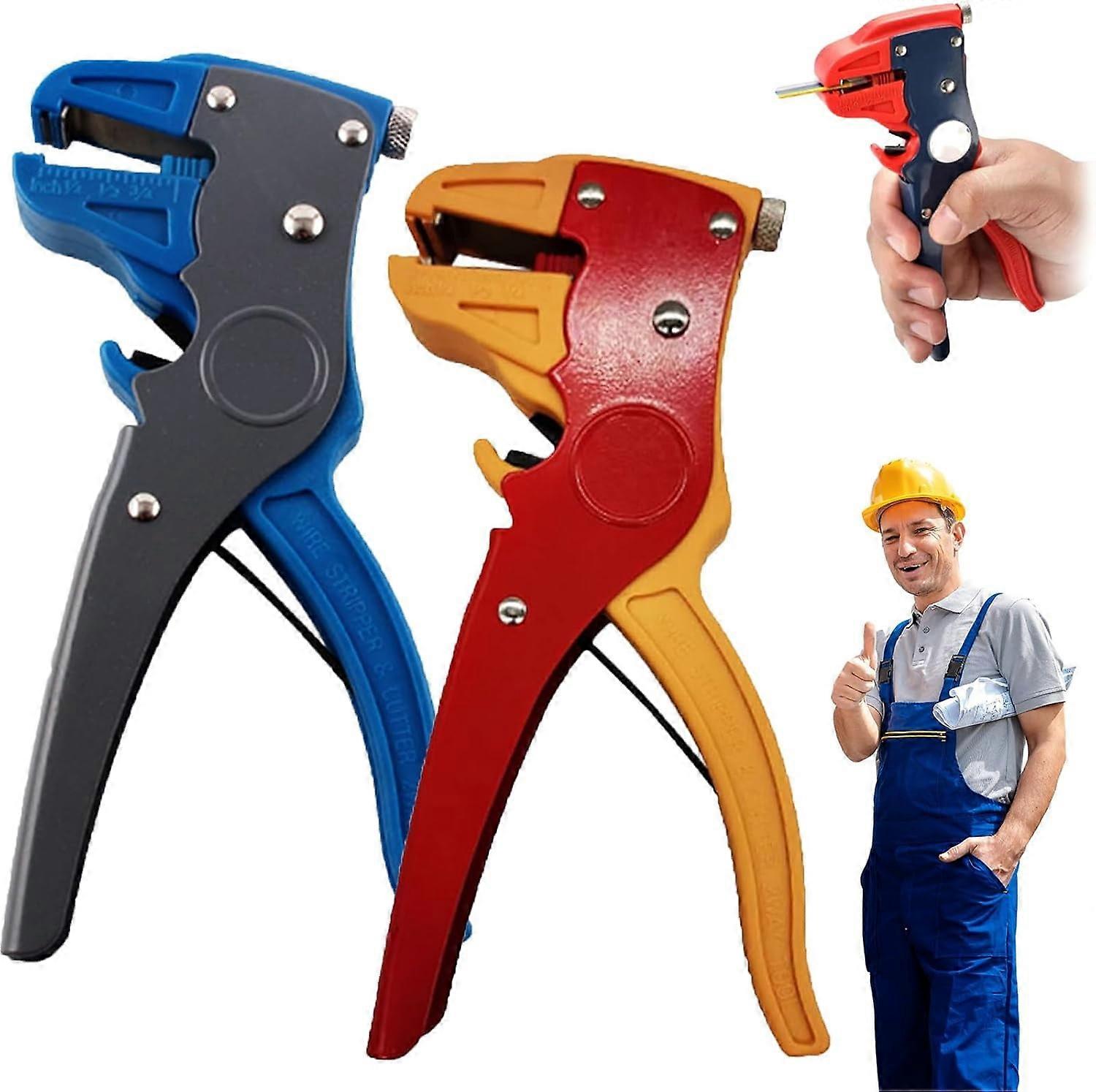 Quickstriper Wire Stripper, Self-Adjusting 2-in-1 Cable Stripper Tool for Wire Repair, Compatible with Vista