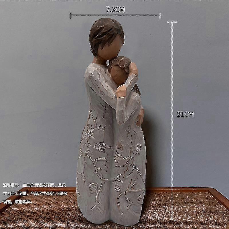 Onnellinen perhe, isä ja poika, äiti ja tytär, sisustus, olohuone, TV-kaappi, neljän parin perhe, koristeet;