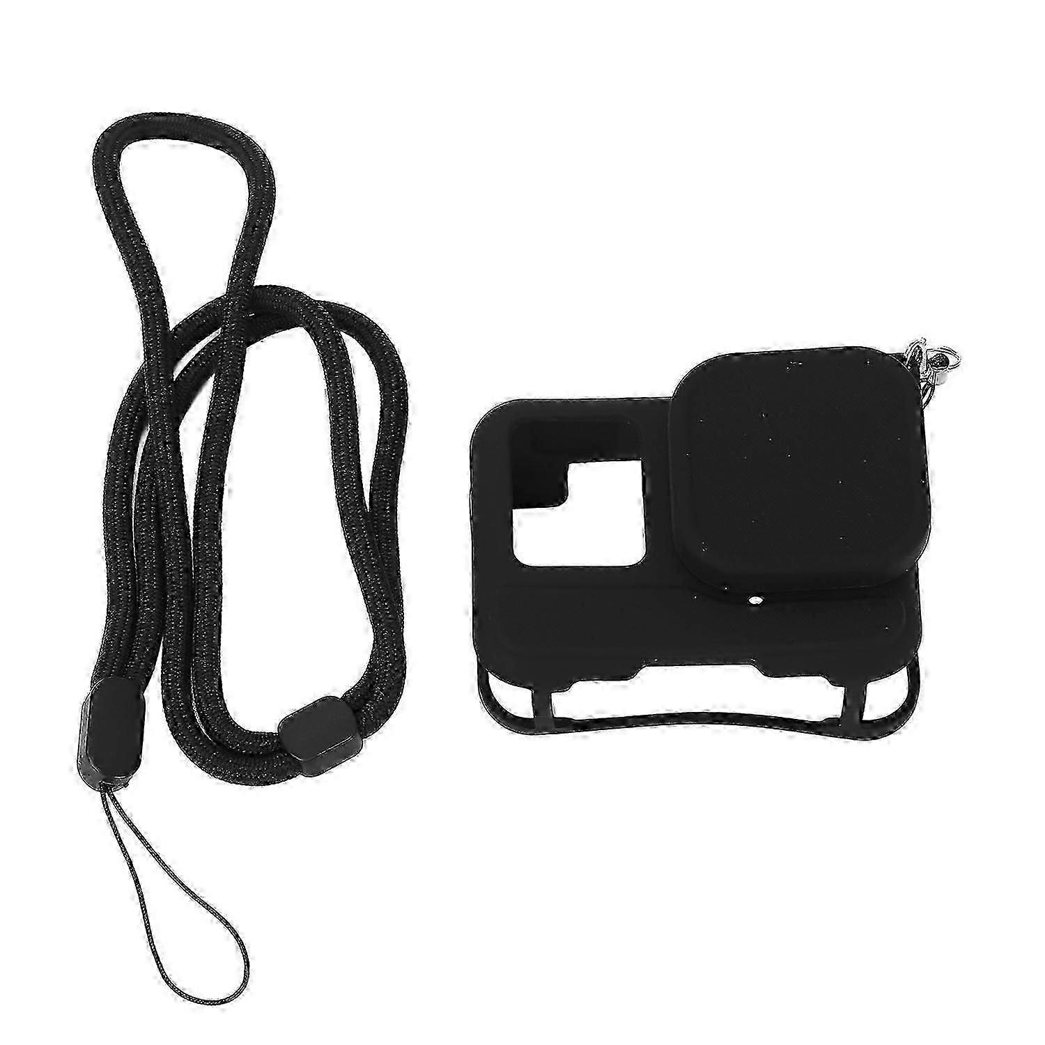 Action Camera Case Anti Scratch Anti Deformation Silicone Sleeve with Lens Cap for Ace Pro