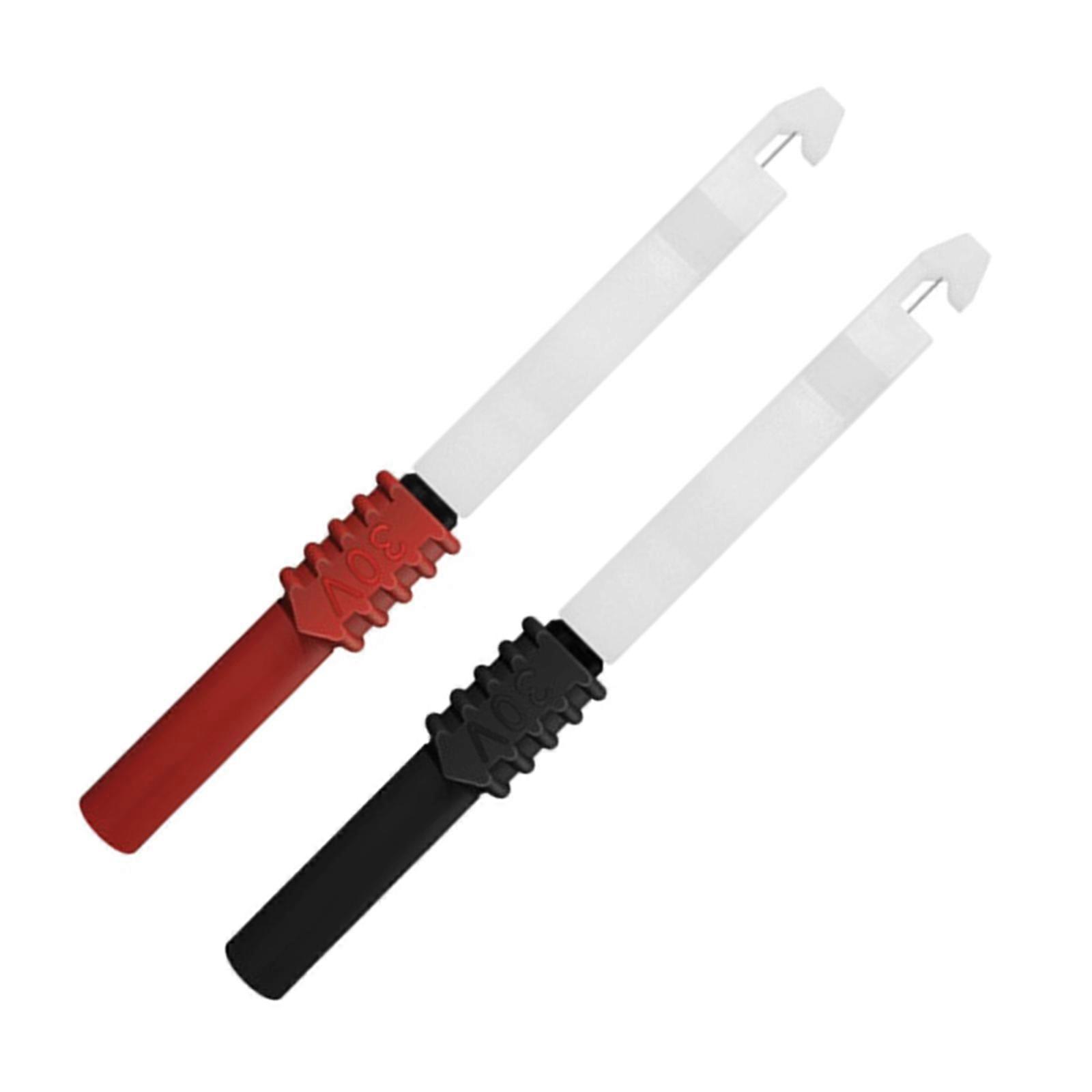 Back Probe Pins 2Pcs Flexible Bendable Test Probes for Wire Piercing Automobile Car Repairing Electrical Testing Multicolor