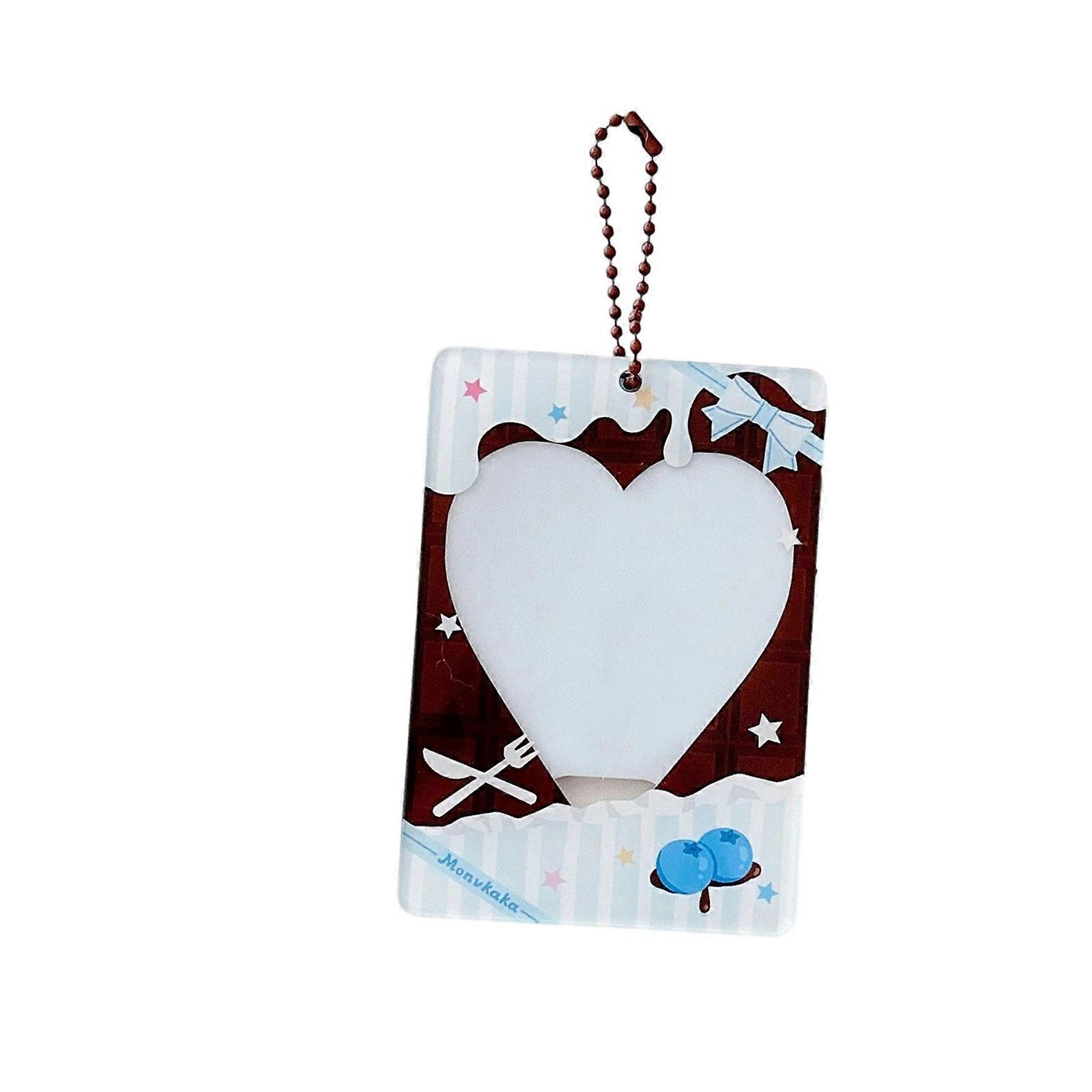 Eye Catching Chocolate Inspired Card Case Compact 3Inch Storage With Detachable Keychain For Accessories Multicolor