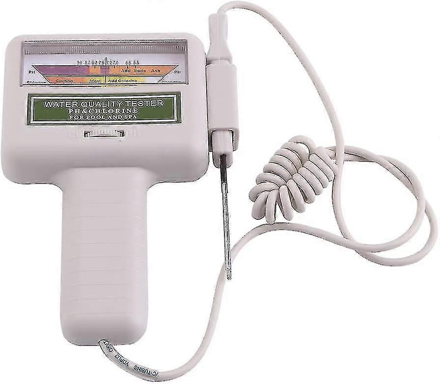 Portable Water Ph Chlorine Tester Swimming Pool Quality Spa Level Meter Analysis Measurement Monitor Detector Check Test Kit