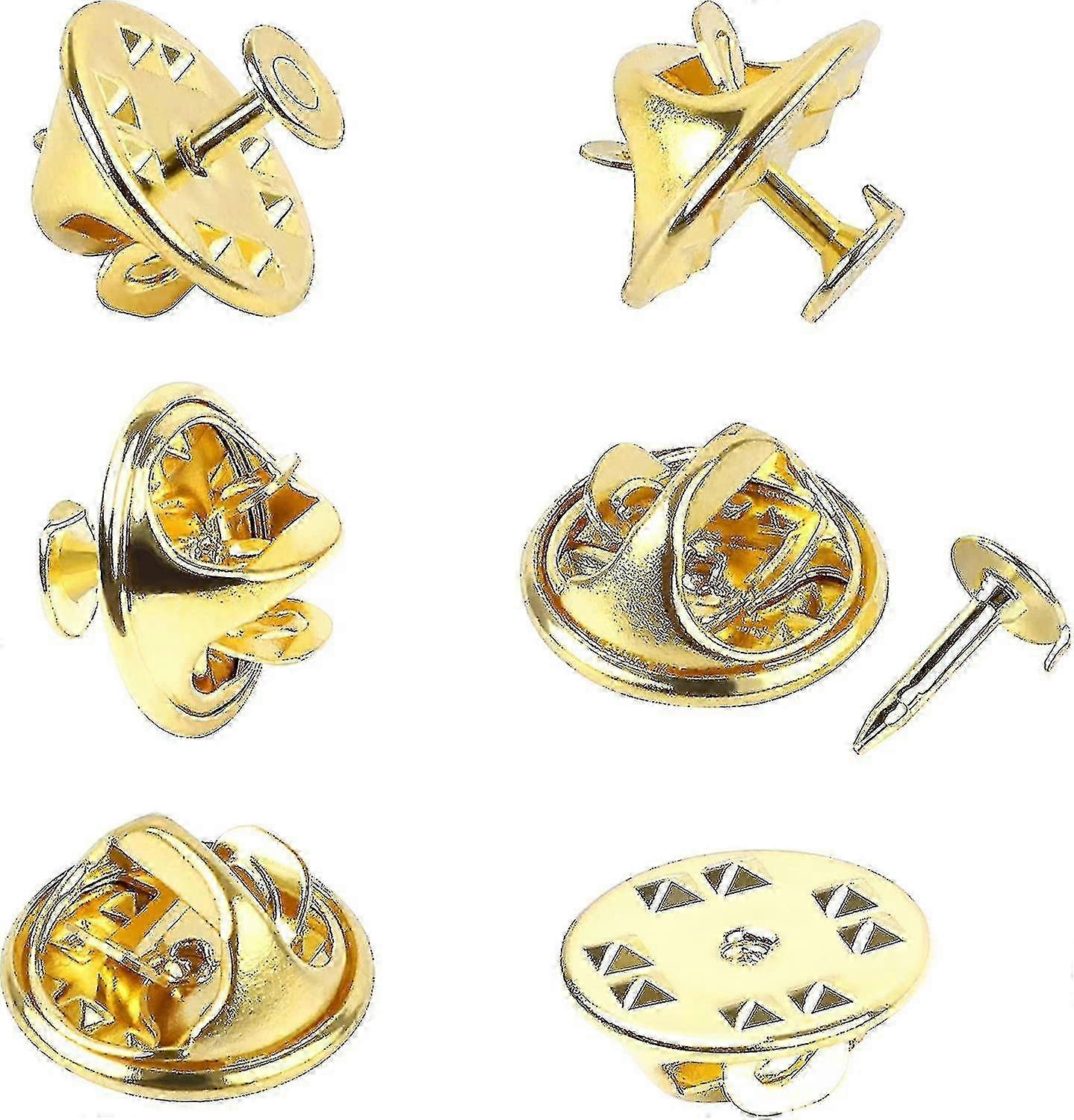 120pcs Silver Butterfly Clutch Backs for Blank Pins DIY