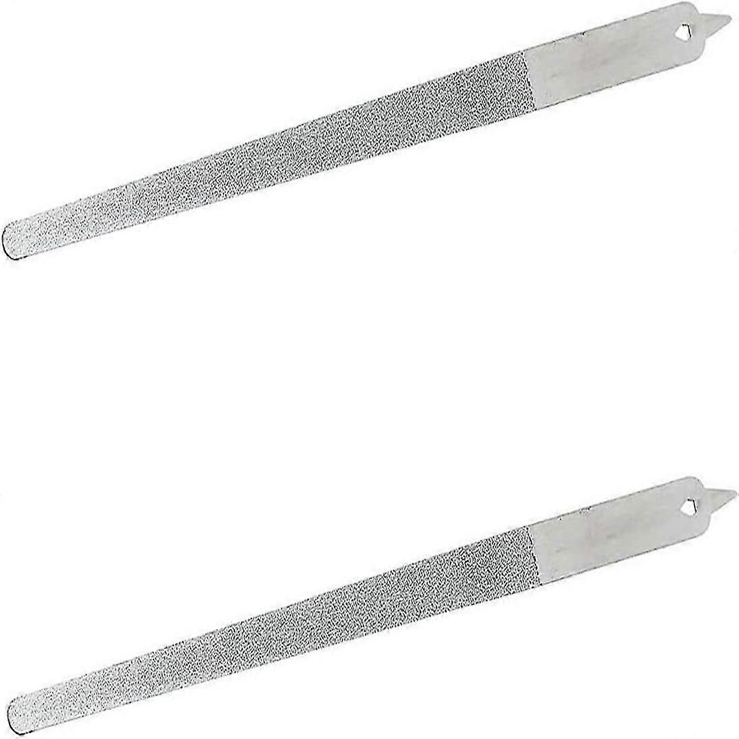 פצירת ציפורניים 2 יחידות דגם 8 יהלומים עדכני לשנת 2025 - פצירת ציפורניים מפלדת אל-חלד