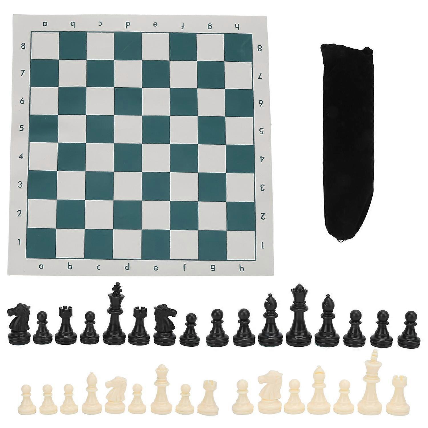 International Standard Chess Game Set Competition Large Plastic Chess Set with Chessboard