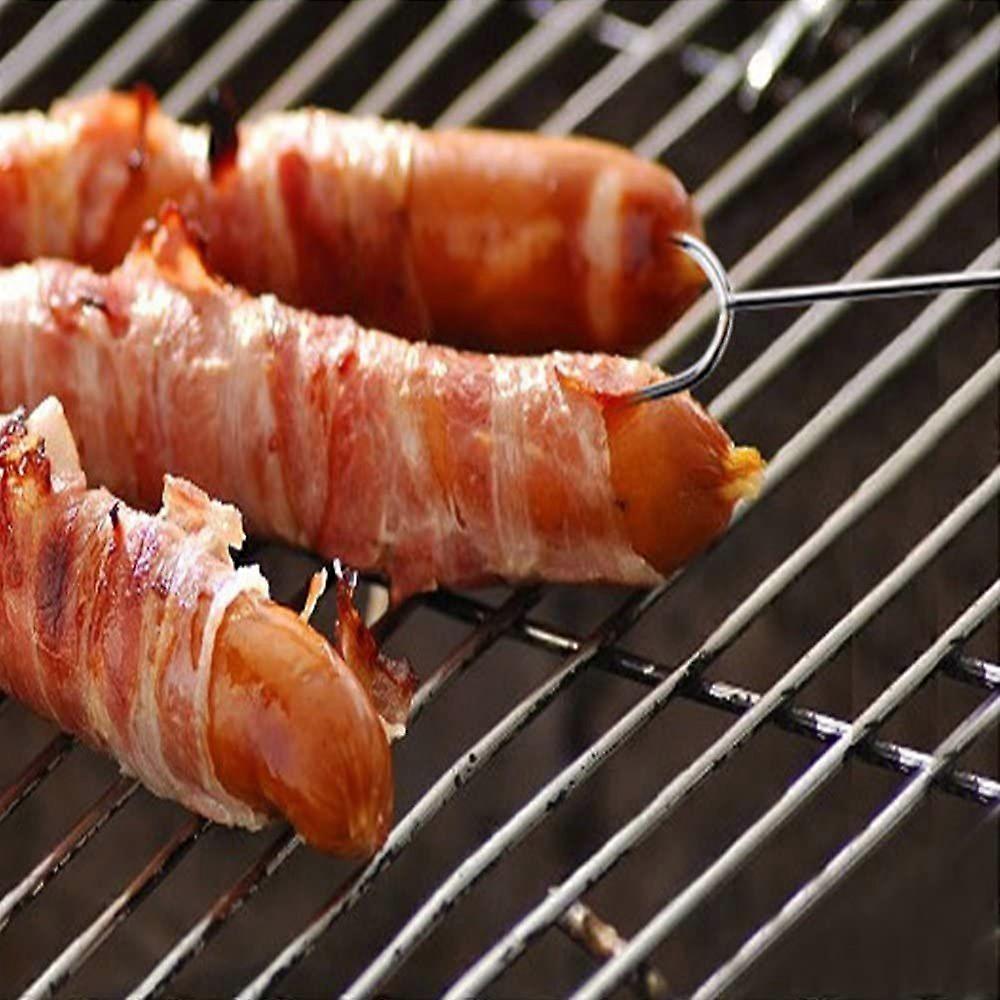 Marshmallow Roasting Tins, Set of 8 Telescopic Skewers & Hot Dog Fork