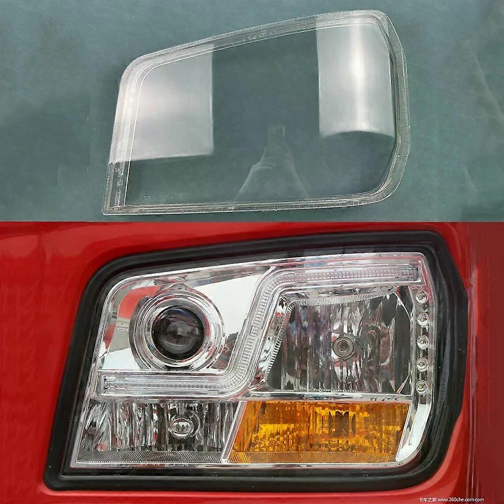 For Shacman Delong M3000 H3000 Headlamp Transparent Cover Lamp Shade Headlight Shell Lens Plexiglass Replace Original Lampshade