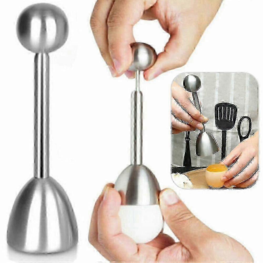 Stainless Steel Egg Shell Cutter Opener for Soft Boiled Eggs, Kitchen Tool