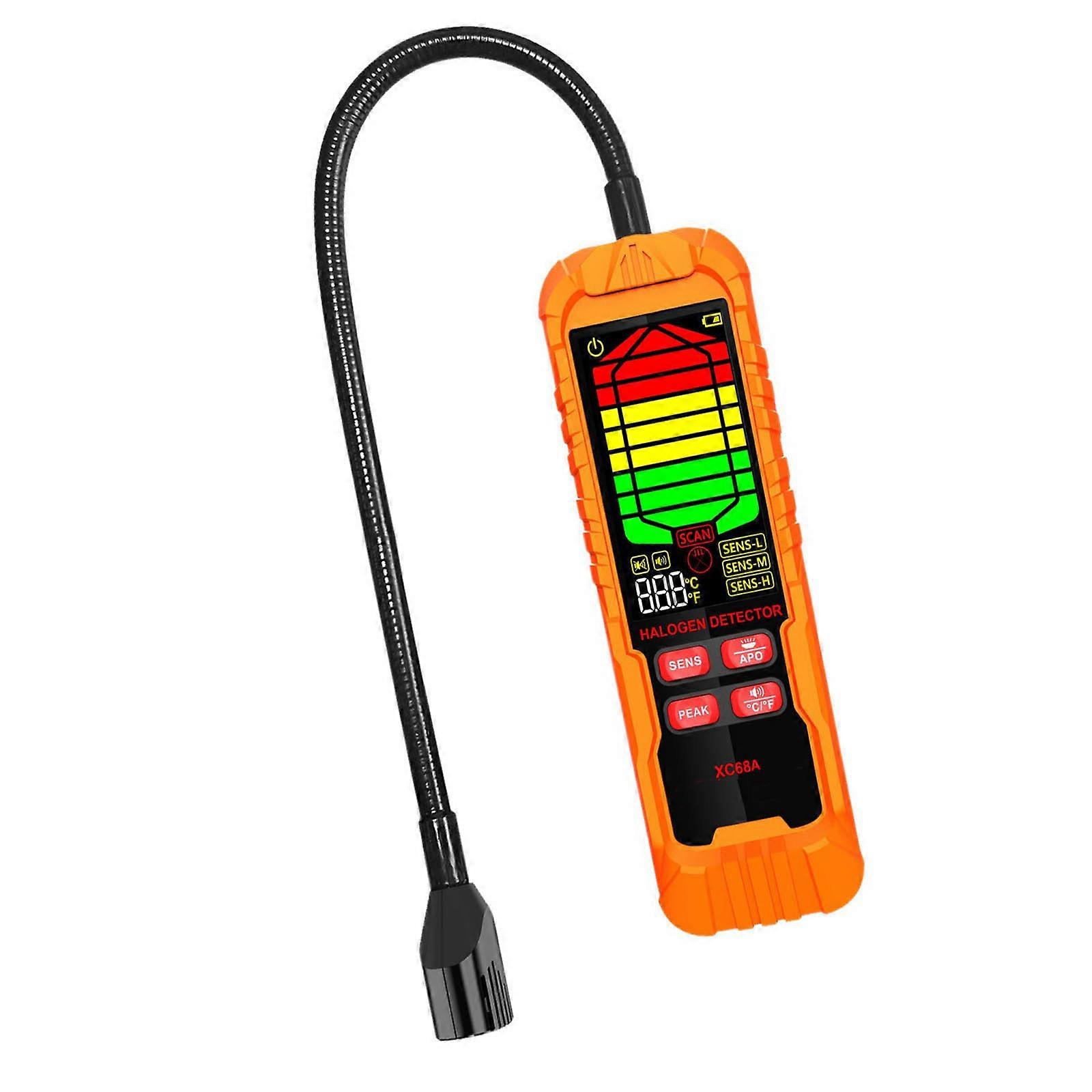 Professional Gas Leak Detection Device Highlighting Top Value Display Channel Scanning And 7mm/s Best Speed Multicolor