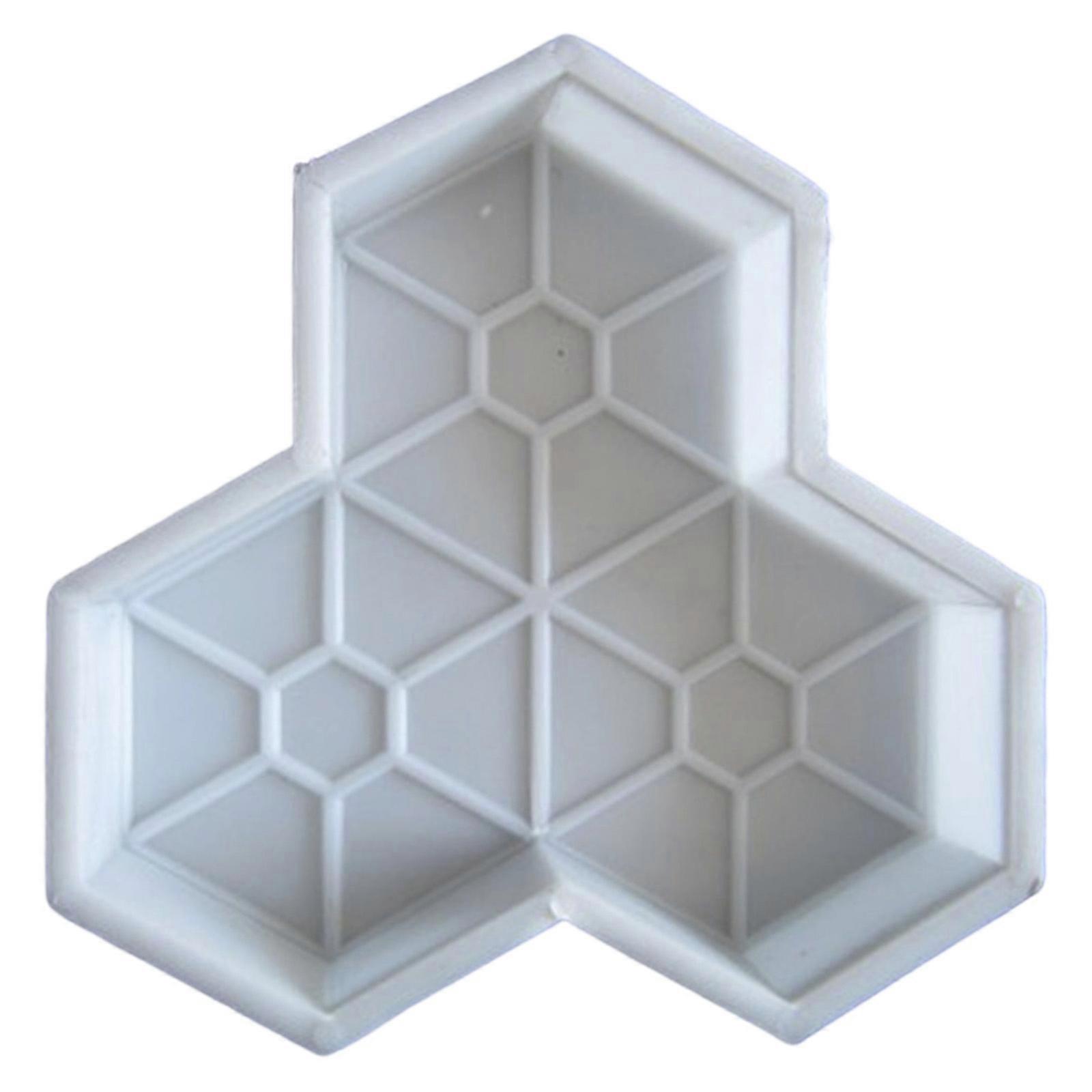 Pathway Molds Maple Leaves Concrete Manually Plastic Stepping Stone Paving Molds For Pavement Courtyards Square Decoration Multicolor