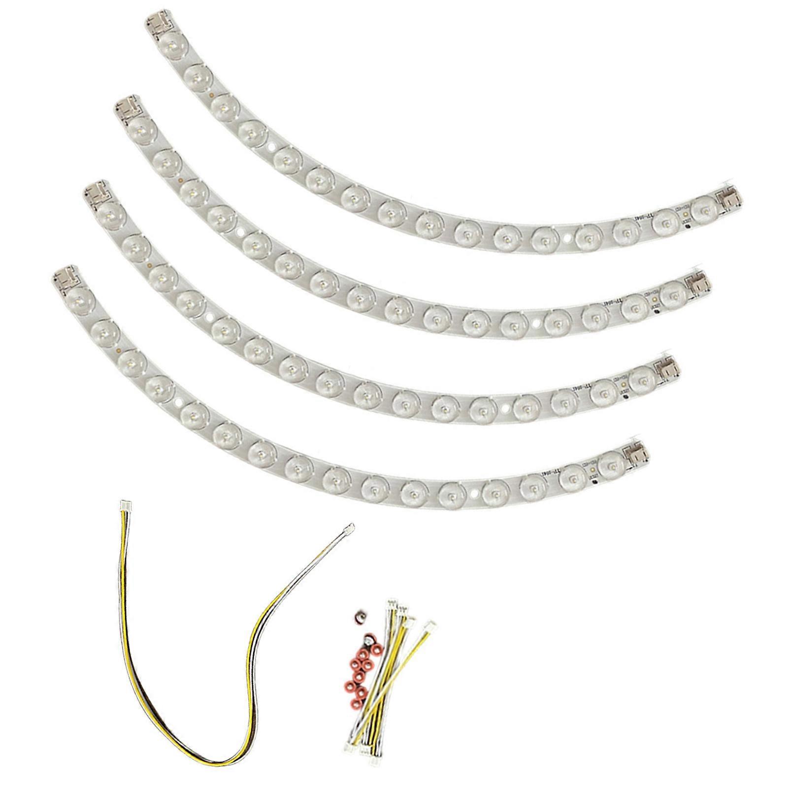 Ceiling Mounted Fan Light 3 Color Temperature Option Quiet Operation Lens Optimized Illumination Plastic Texture Multicolor