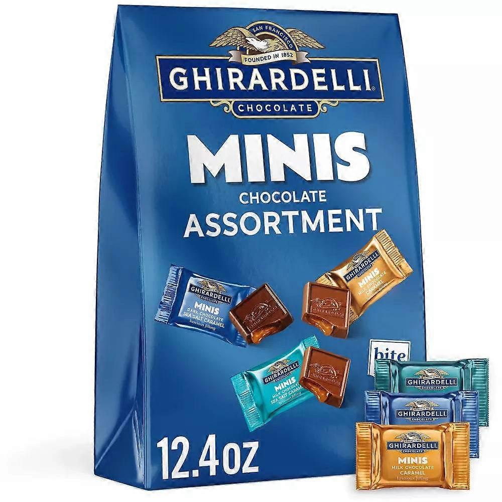 Ghirardelli Minis Assorted Chocolate Squares Xl Bag, 12.3 Oz