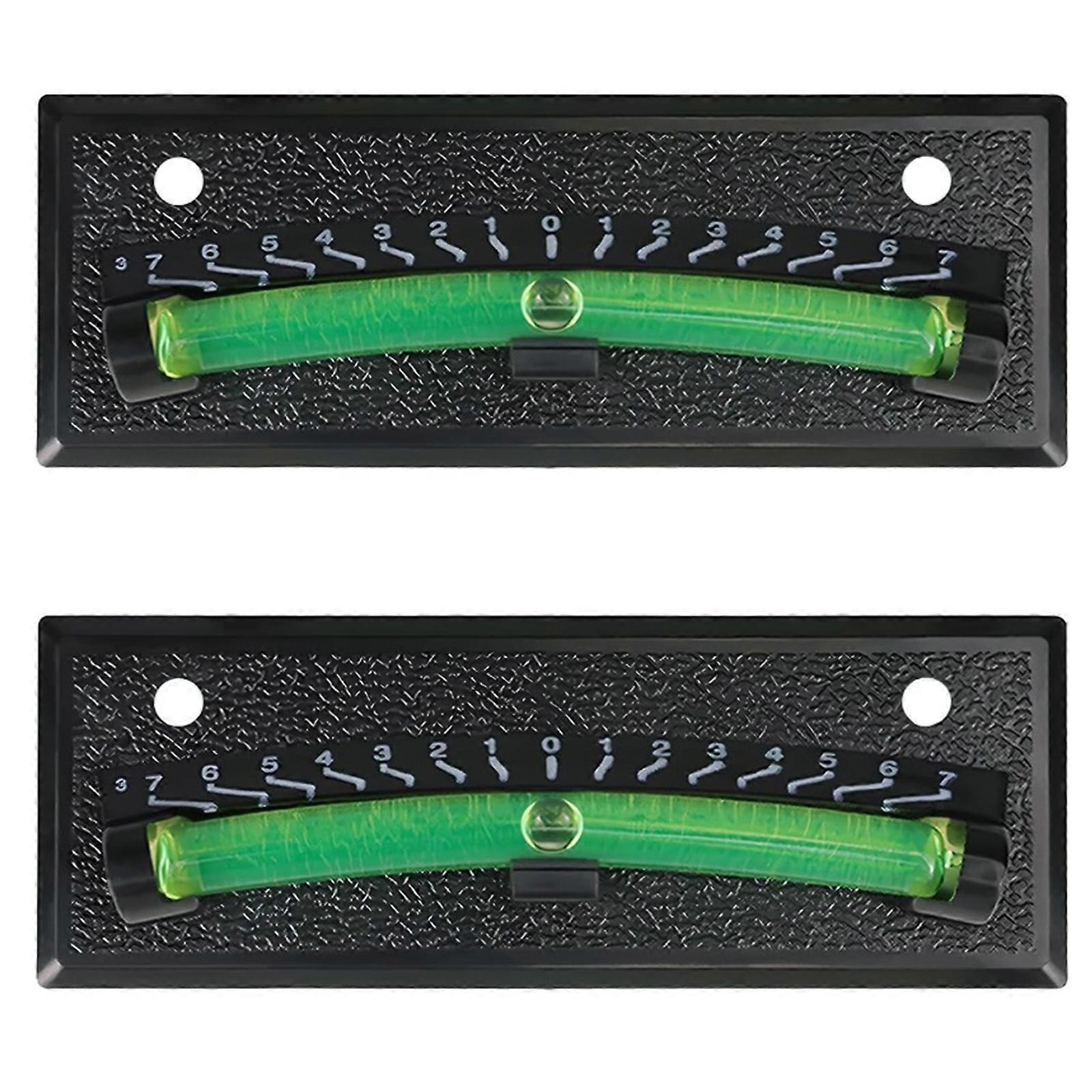 Weather Resistant Mororhomes Stabilizer Bubble Gauges 0.5° Precise ABS Construction For Campers Caravans Balance Control Multicolor