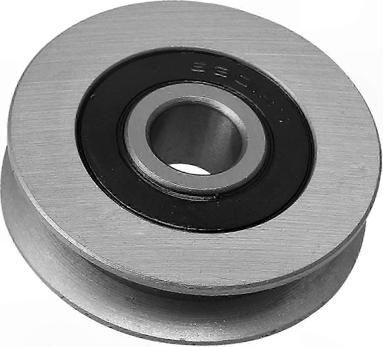 50 مم بكرة حديدية على شكل حرف U لعجلة سحب حبل فولاذي سعة 512 كجم للمعدات الصناعية