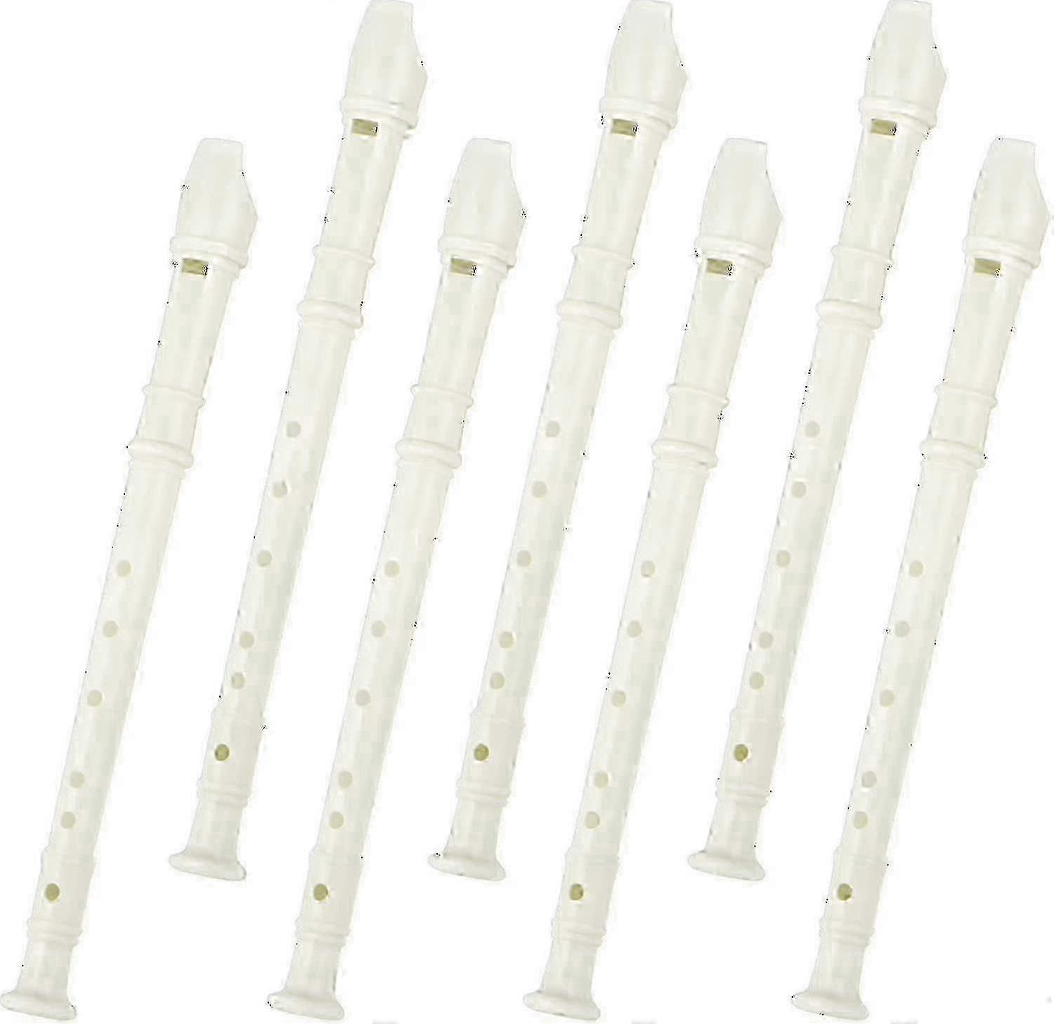 12 Pack Soprano Descant Recorder for Kids, 6 Hole ABS German Style Flauta Musical Instruments with Cleaning Rods for Beginners Music Teaching