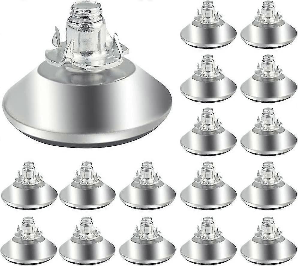 Pakke med 25 møbelfødder, justerbare fødder, metalskabsfødder Gave