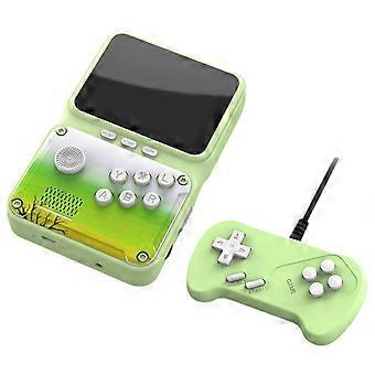 Handheld Retro Game Console 2.8 Inch 500 Games Retro Arcade AV Connection Support 2 Players for Children'S Green
