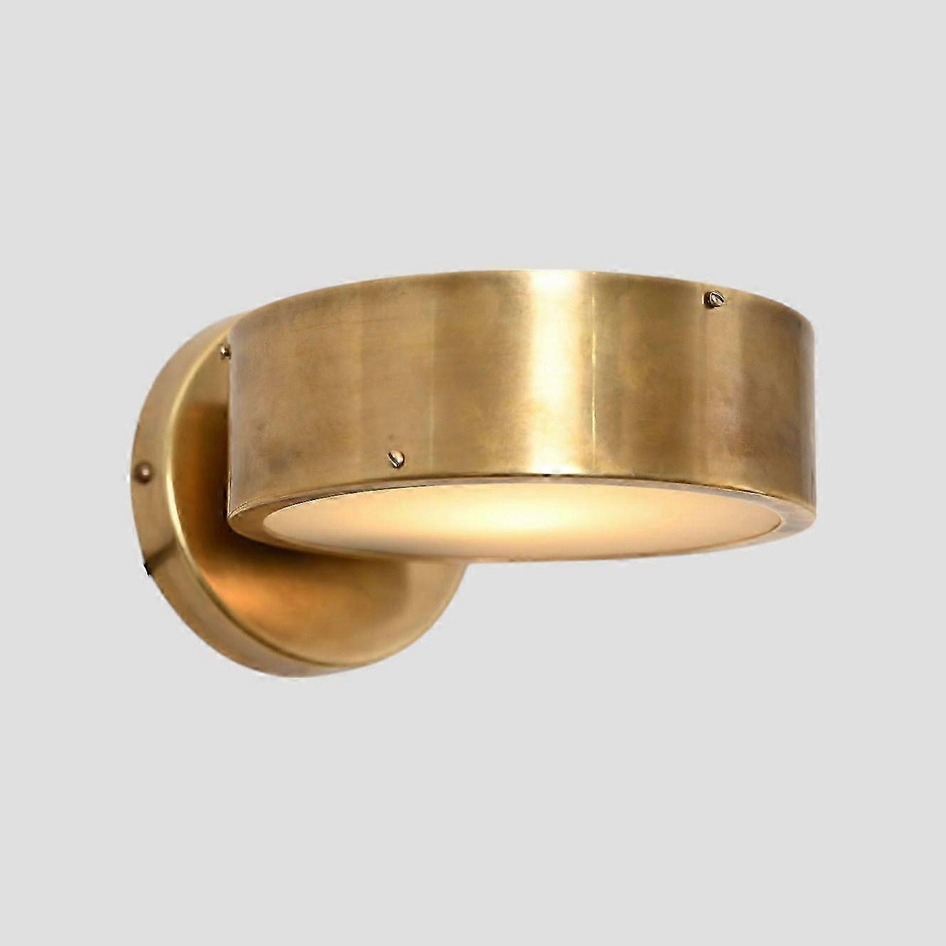 1-Light Raw Brass Wall Fixture – Mid-century Sputnik, Vintage Style