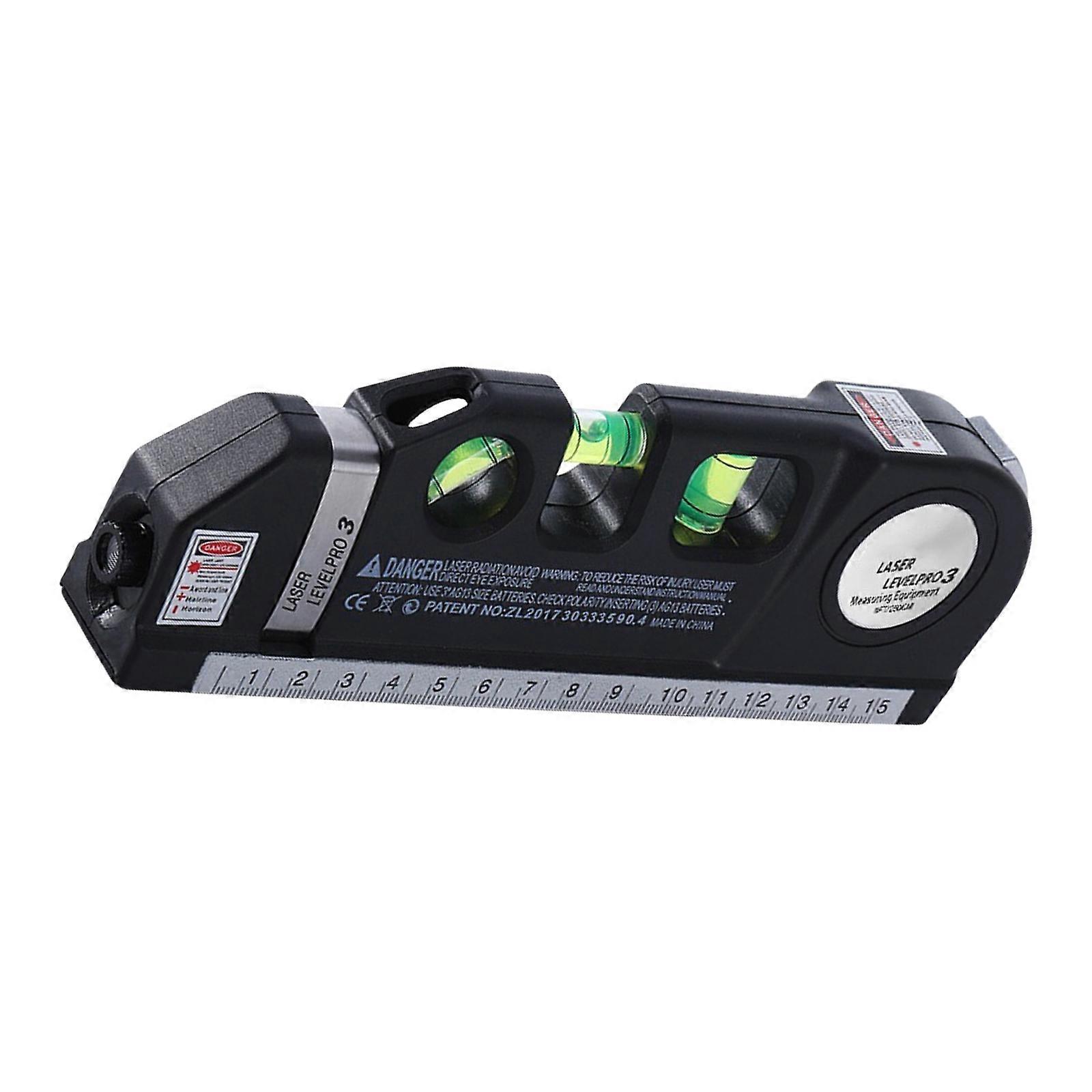 Level Ruler Tape Measure Bubble Level Small Portable Measuring Tool Battery Operated(NOT Include) Multicolor