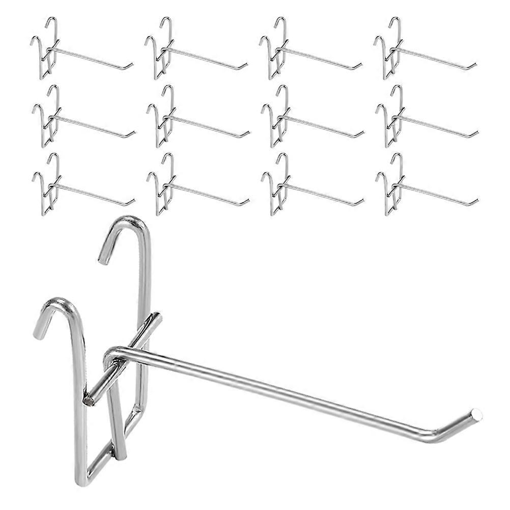 Silver Grid Wall Hooks for Exhibition Display Heavy Duty 25Pcs Set