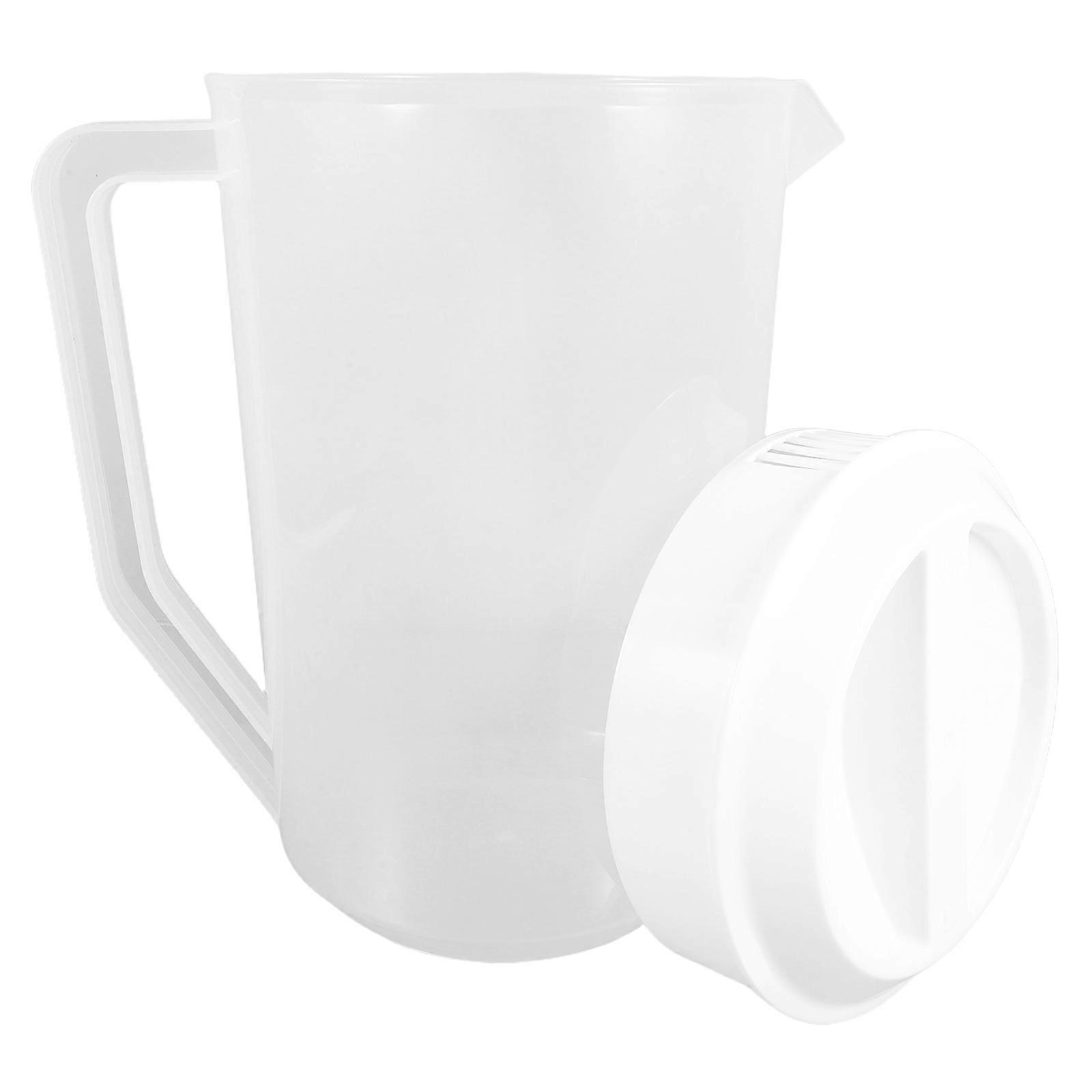 Large Capacity Water Pitcher for Cold Drink Use with Lid 4000Ml Plastic