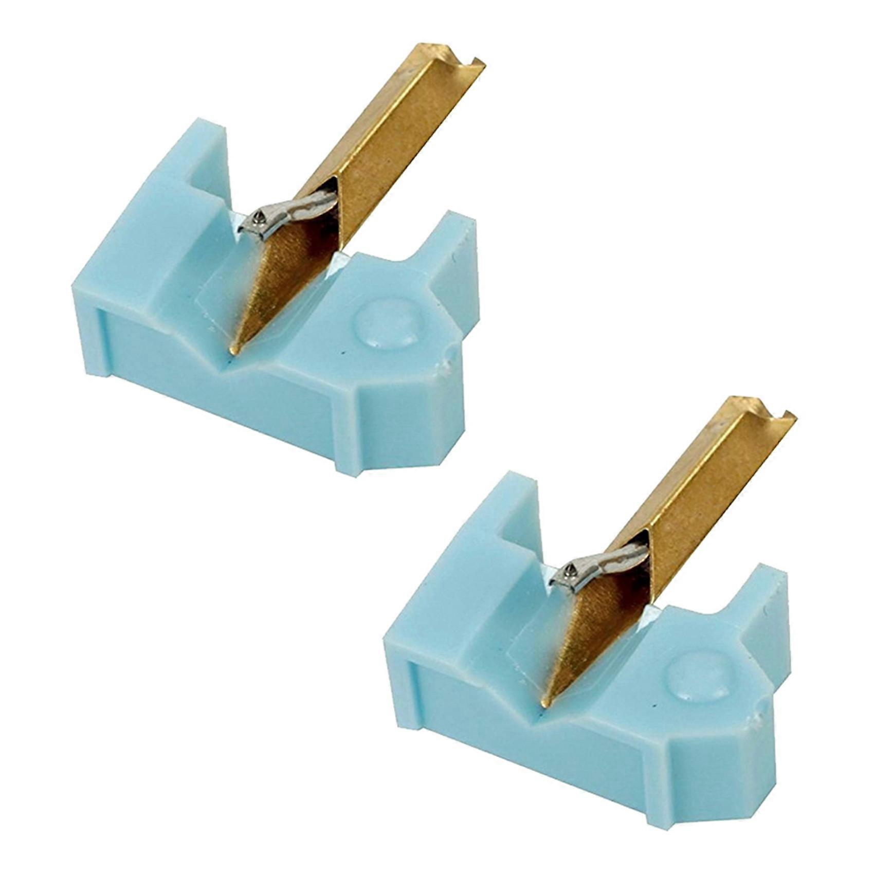 2X for SHURE N44C M44C M80E AP76 DYNATRON 105 M44E M55E N55 Replacement Stylus