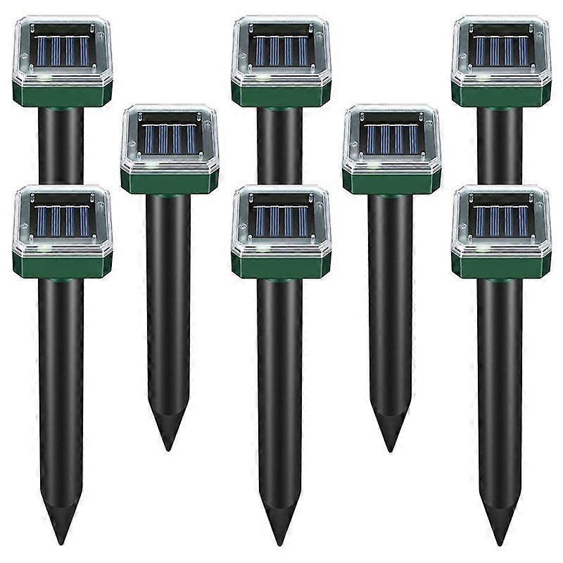 8 Pack Solar Powered Snake Repellent for Outdoors