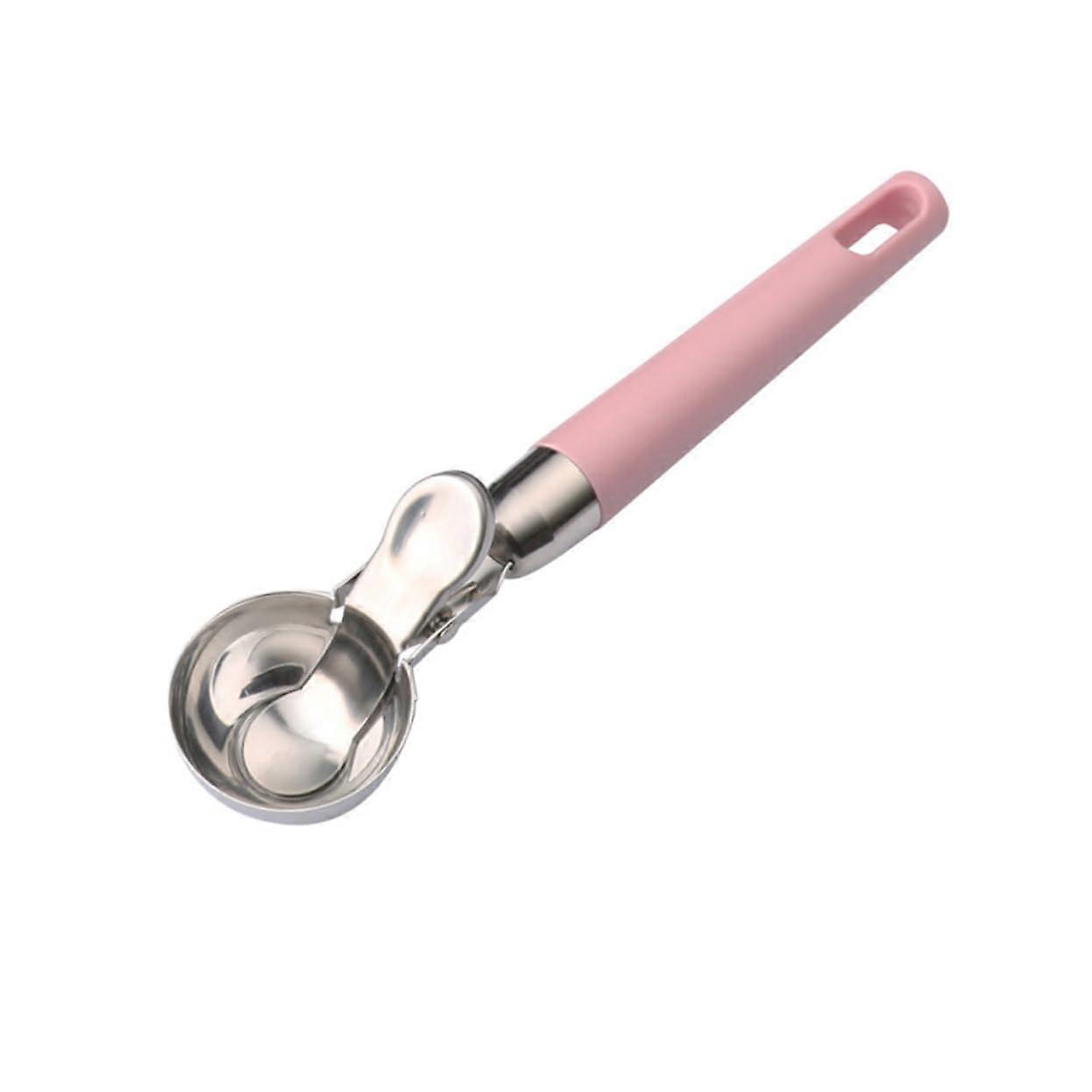 Stainless Steel Ice Cream Scoop with Comfortable Handle for Melon Balls, Cookie Dough, Sorbet