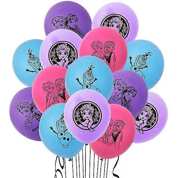 12pcs Frozen Balloons Birthday Party Decorations Accessories