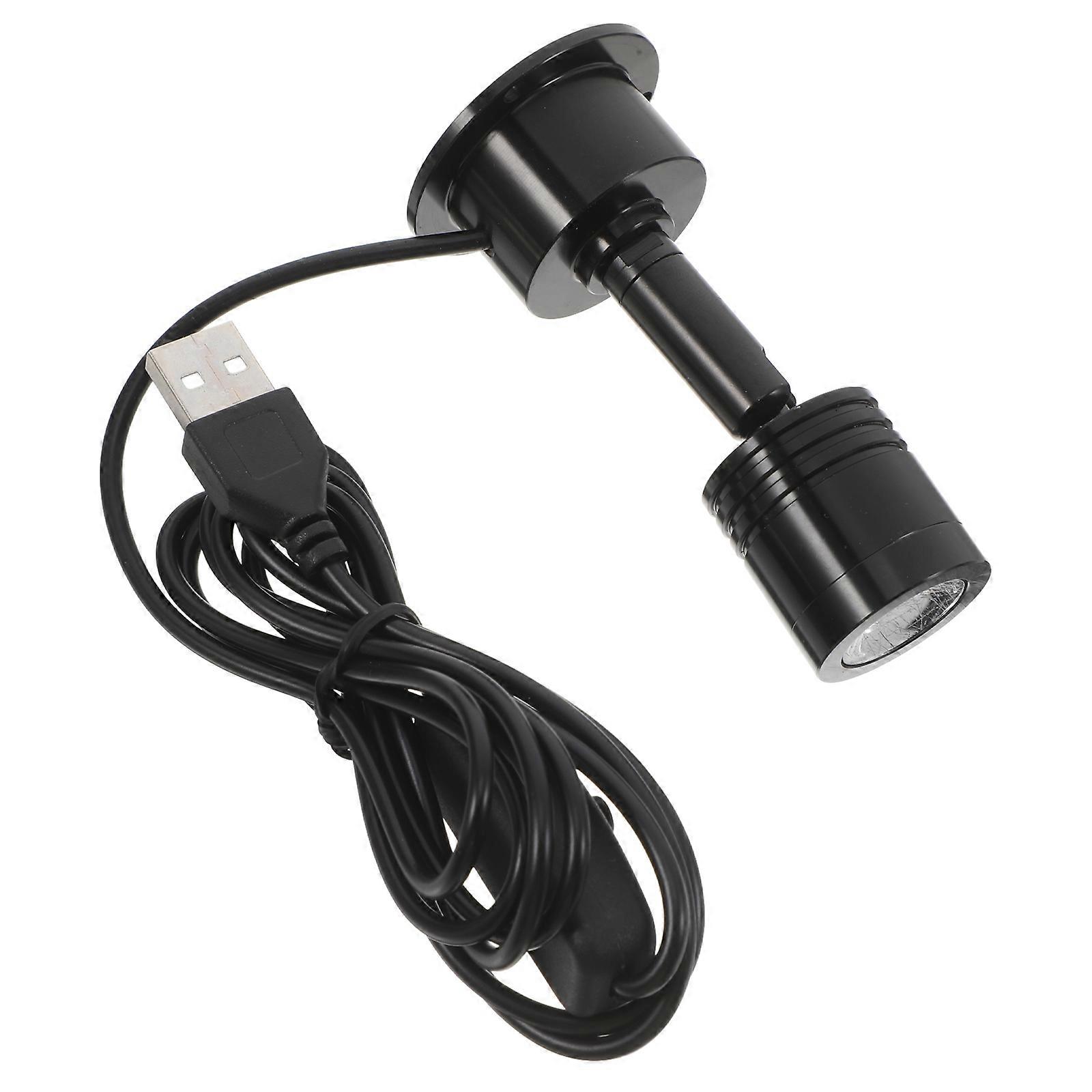 Indoor Decorative Spotlight For Jewelry Showcase Space-saving Usb Interface 5Pcs