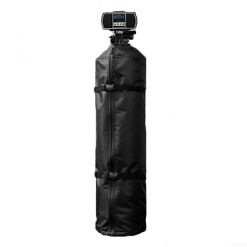 Water Softener Tank Cover 9x48 Heavy Duty Waterproof Insulated Jacket with Secure Elastic Buckles