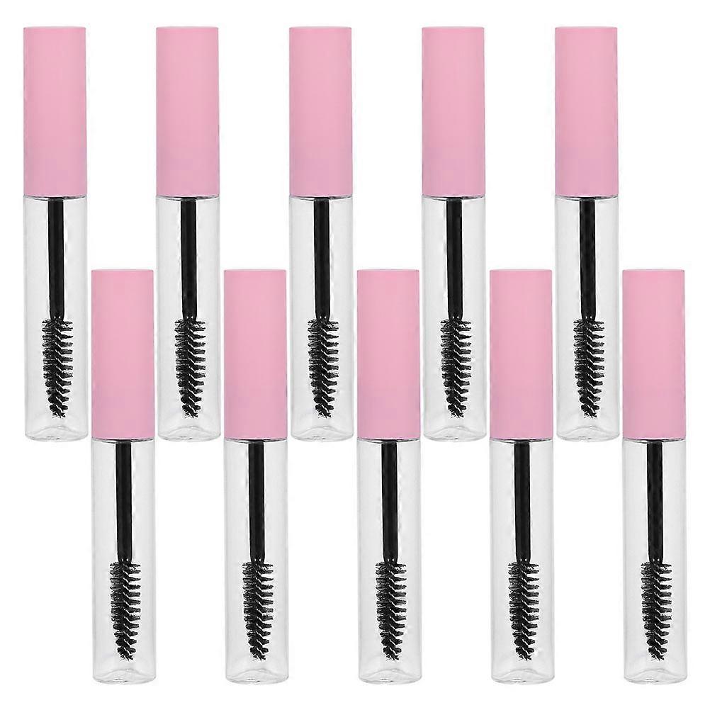 Pink Refillable Mascara Tubes for Storage Portable 15pcs 10ml Plastic Container Bottle