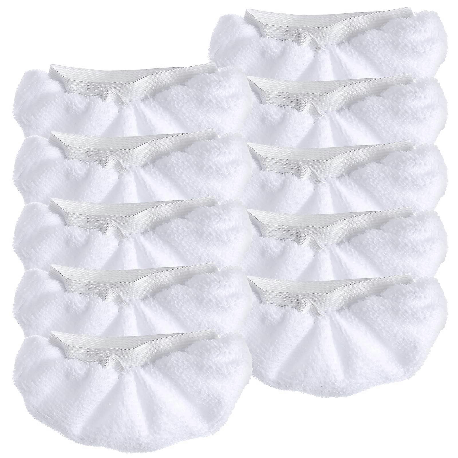 10PCS Universal Microfiber Steam Mop Pads, Washable Replacement Accessories for Handheld Steam Cleaners