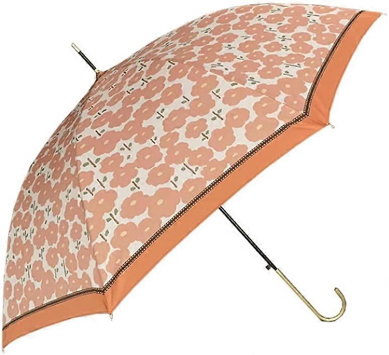 Golf Umbrella 100cm Retro Blue, Automatic Open, Windproof Waterproof for Rain and Sun