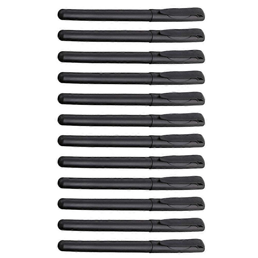 Gel Pen Holders Pen Shells for Students 100Pcs Black Plastic