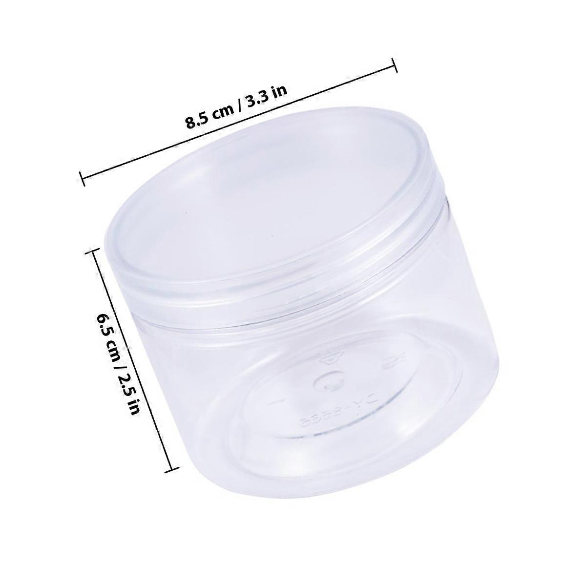 Empty Makeup Jars Storage Containers Screw On Lids Easy Grip Diy Projects 5Pack